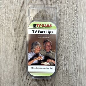 TV Ears 10-Pack (5 Pair) of 2.3 Mhz Headset Replacement Foam Ear Tips NEW